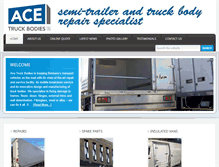 Tablet Screenshot of acetruckbodies.com